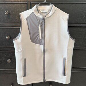Peter Millar Gray Squallblock Full-Zip Vest